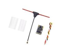 Uikdjgu Receptor ELRS 2,4 GHz Nano ExpressLRS Receptor CRSF con Antena Tipo T para Piezas de Drones Transversales RC FPV
