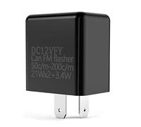 Uikdjgu Relé Intermitente LED de 2 Pines Frecuencia Ajustable de 12 V para SeñAl de de Motocicleta ReléS Indicadores de Luces Intermitentes