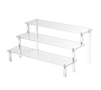 Uikdjgu Soporte de Exhibición de Elevación de Acrílico Soporte de Exhibición de Pañuelos de Perfume de 3 Soporte de Exhibición de Modelo de Personaje Estante para Postres