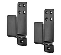 Uikdjgu Soportes de Barricada para Puerta, Paquete de 2 Soportes de Barra Abierta para Seguridad en el Hogar, Soportes de Barra 2X4 para Evitar la Entrada No Autorizada