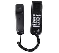 Uikdjgu Teléfono de Pared, Teléfono con Cable, Teléfono Fijo, Teléfono Residencial, Pequeña Extensión, Pequeña Extensión para Colgar, Hotel, Oficina en Casa, Negro