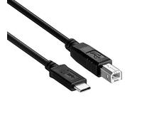 Uikdjgu USB-C USB 3.1 Tipo C Macho A Usb2.0 USB B Macho Cable De Datos para Impresora Computadora Portátil Disco Duro 1M