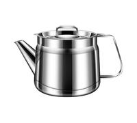 UIKGVX Estructura de gestión de aceite de cocina de 1,5 L, construcción inoxidable, a prueba de derrames, apto para lavavajillas, cuenta con cinco mil recipientes de cocina con colador