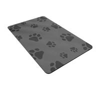 uikios Alfombrilla de solución para beber desordenada para mascotas, absorción de alta capacidad, antimanchas, protector de zona de alimentación de perros, reutilizable, lavable, dispensador de agua