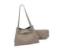uikios Bolsa con bolsillos interiores y bolsa cruzada de diseño ergonómico, ideal para profesionales y estudiantes, elegantes oficinas al hombro, Gray