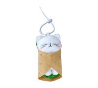uikios Colgante de figura de anime, muñeco de peluche, llavero para bolsa, panda/gatos/capibaras muñeca llavero mochila adornos colgante colgante colgante, Kitten