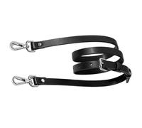 uikios Correa de hombro de piel sintética con gancho giratorio, longitud ajustable, fácil de instalar, correa cruzada para bolsas de mujer, correa portátil, Silver, One Size