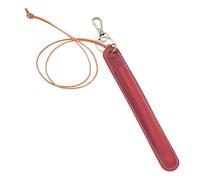 uikios Funda de piel para bolígrafos, funda de poliuretano, protector de fuente, rojo vino, Mass Beauty