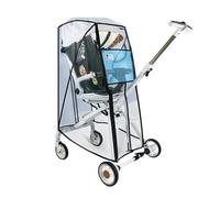 uikios Funda protectora para cochecito de bebé, protector de lluvia para cochecitos de bebé, resistente al viento, funda protectora para viajes al aire libre