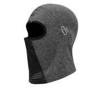uikios Gorro de ladrón aislado con calentador de cuello para adultos, disfraz de fotografía de ciclismo, fiesta de Halloween, sombrero de forro polar resistente al viento, Gris corto, Talla única