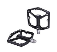 uikios Pedales antideslizantes para bicicletas de carretera, pedales de aleación de aluminio, pedales de bicicleta de montaña, rodamientos lisos, pedales de ciclismo anchos y planos
