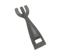 uikios Pinzas profesionales de hierro fundido para asar con mango ergonómico Teppanyaki Clip herramienta de cocina