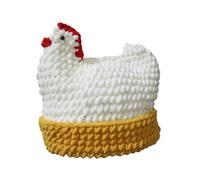 uikios - Sombrero de gallo, de punto, para fiestas de vacaciones, atuendo casual, accesorio para la cabeza, accesorio para Halloween, festival, evento, para invierno