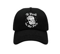 uikios Till Death Do Us Party Gorra de béisbol de tamaño ajustable, perfecta para fiestas, trajes casuales, B, Talla única