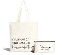 UIKTSSL Día de honor del profesor para bolsa de tela. Impreso individualmente, profesor para cumpleaños, regalo personal sostenible para profesoras, profesores para agradecimiento, vuelta al colegio o