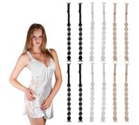 UILYNIU 6 Pares Correa de Sujetador, Correa de Sujetador Antideslizante, Correa de Reemplazo, Correas de Sujetador de Flores de Encaje, Correas de Ajustables, Shoulder Strap para Mujer (Multicolor)