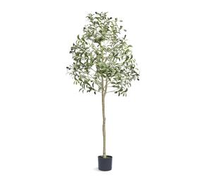 Uimoso Árbol Artificial de Olivo 600x1550 mm Planta Artificial de PE 720 Hojas