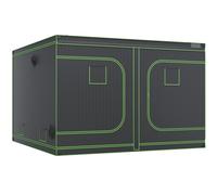 VEVOR Armario de Cultivo 305x305x203 cm Carpa de Cultivo Hidropónico Mylar 600D Altamente Reflectante con Ventana de Observación, Bolsa de Herramientas, Bandeja de Piso para Cultivo de Plantas