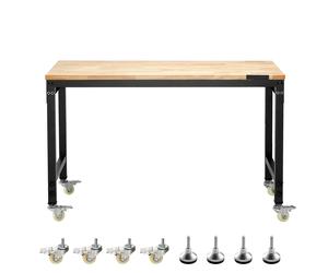Uimoso Banco de Trabajo Ajustable 1220x610x711-1003 mm para Taller y Garaje