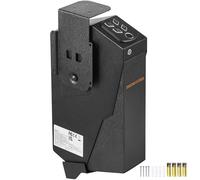 Uimoso Caja fuerte biométrica para pistola con 3 métodos de acceso, color negro