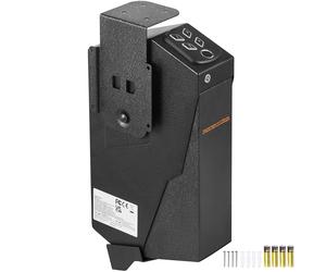 Uimoso Caja fuerte biométrica para pistola con 3 métodos de acceso, color negro