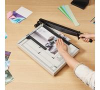 Uimoso Cortador de papel guillotina 38 cm, capacidad hasta 16 hojas