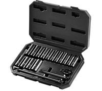 Uimoso Juego de Llaves de Vaso de Impacto 3/8"Herramienta de Trinquete 18 Piezas