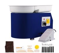 Uimoso Máquina Eléctrica de Cerámica 0-300 r/min Rueda de Cerámica Manual Azul