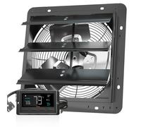 VEVOR Ventilador de Escape Persiana Control Remoto Montaje Pared 30,5 x 30,7 cm