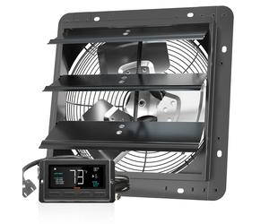 Uimoso Ventilador de Escape Persiana Control Remoto Montaje Pared 30,5 x 30,7 cm