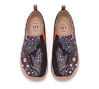 UIN Zapatos Planos de Lona para Mujer, Ligeros, sin Cordones, Zapatillas para Caminar, Arte Informal, Pintado, Zapatos de Viaje Secret Garden, 40.5 EU