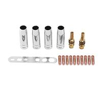 Uinfhyknd 17Pcs/Set 15Ak /Boquilla De Soldadura Puntas De 0.8X25Mm M6 Juego De Conectores Para