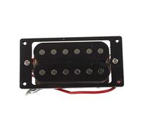 Uinfhyknd 2 unidades (1 ensmeble) negro doble bobina eléctrica guitarra Pickup + tornillo