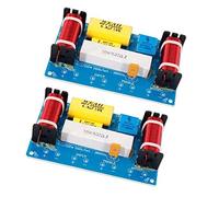 Uinfhyknd -338 - Divisor de frecuencia de audio de 3 piezas + rango medio + Bass crossover Speaker filtro para altavoz de 8 pulgadas DIY