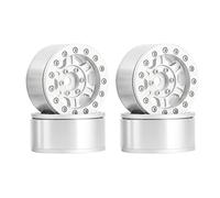 Uinfhyknd 4 Piezas 1,55 Cubo de Llantas de Rueda de Metal Beadlock para 1/10 RC Coche de Orugas D90 Jimny Cc01 Lc70 Axial 90069,2