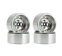 Uinfhyknd 4 Piezas 1.9 Llanta de Cubo de Rueda de Metal Beadlock para 1/10 RC Crawler Axial Scx10 90046 Axi03007 Trx4 D90,1