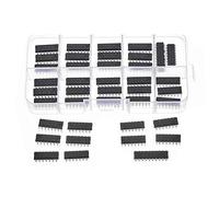Uinfhyknd 40Pcs 74HCxx + 74LSxx Series IC Surtido Kit, Chip Integrado Digital (20Pcs 74HCxx + 20Pcs 74LSxx)