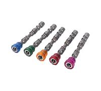 Uinfhyknd 5 destornilladores magnéticos hexagonales antieléctricos de 65 mm S2 PH2, herramienta de una sola broca, 5 colores