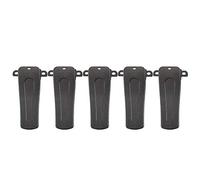 Uinfhyknd 5 pinzas para cinturón para radio H777 -666S -777S -888S 666S 777S 888S Walkie Talkie Accesorios Abrazaderas Negro