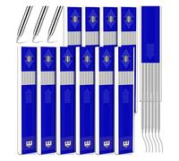 Uinfhyknd 60 Uds. Recambios de LáPiz Soldador de Rayas de Plata SóLida de 2,8Mm para LáPices de Marca de Carpintero LáPiz MecáNico de Agujero Profundo