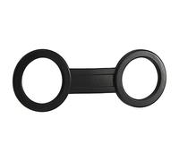 Uinfhyknd 8 piezas de silicona para buceo, esnórquel, máscara de esnórquel, clips de sujeción, accesorios de repuesto, color negro