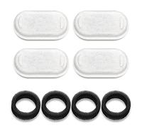 Uinfhyknd 8 Piezas Filtros de Fuente de Agua para Gatos Reemplazo de Filtro de Fuente de Perro para Fuente de Agua para Mascotas de 67/2 L de Acero Inoxidable