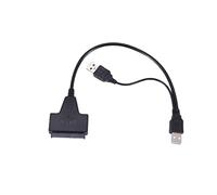 Uinfhyknd Adaptador SATA A/USB 2.0 A IDE SATA para Convertidor HDD/SSD para portátil