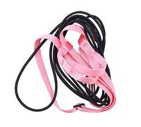 Uinfhyknd Arnés y correa para pájaros, correa ajustable para loros, arnés de cuerda antimordeduras para mascotas (P)