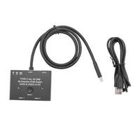 Uinfhyknd Conmutador Bidireccional KVM USB C 1X2/2X1 USB 3,1 Divisor de Datos y VíDeo 8K 30Hz PD 100W para PC Monitor MóVil