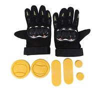 Uinfhyknd DIY Longboard Guantes Guantes Protector de Espuma Downhill Longboarding Skate Guantes