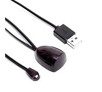 Uinfhyknd Extensor IR Infrarrojo IR Receptor de Control Remoto USB IR Receptor Adaptador Transmisor para Caja de Cable Receptor EstéReo HD TV