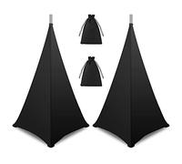 Uinfhyknd Funda para altavoz Dj compatible con la mayoría de soportes de altavoz de trípode ajustable, cubierta de soporte de altavoz