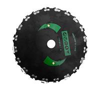 Uinfhyknd Hoja CortacéSped Dientes Cadena 9 Pulgadas,Desbrozadora Motosierra 20 Dientes,Desbrozadora Hierba Resistente para Recortadora EléCtrica para JardíN (B)