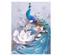 Uinfhyknd Juego completo de diamantes redondos para decoración de sala de estar y cocina